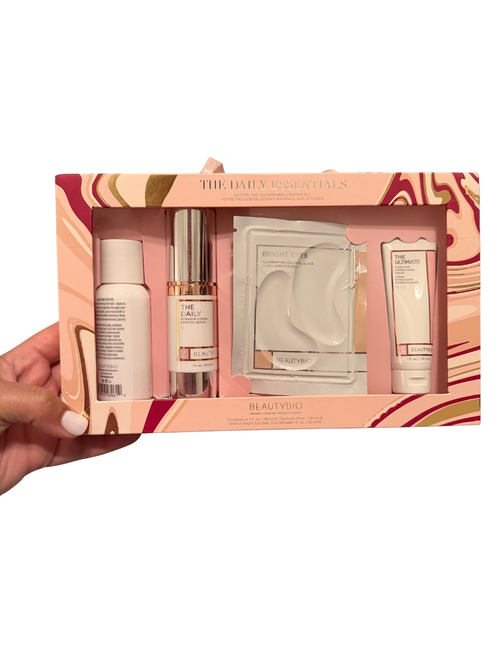 BeautyBio The Daily Essentials 4-Piece Morning Skincare Starter Set NEW